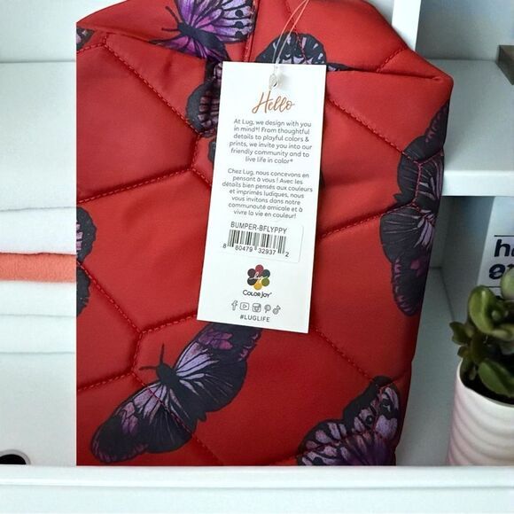 NWT Lug Bumper Cosmetic Case in Butterfly Poppy 🦋 - Picture 4 of 5